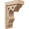 Ekena Millwork 5"W x 10"D x 15"H Classic Sheridan Rough Cedar Woodgrain TimberThane Corbel, Primed Tan CORUR05X10X15SHERCPR - alternate 1